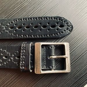 Faux leather black belt🖤